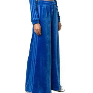 ADIDAS ORIGINALS X JEREMY SCOTT WOMEN'S VELOUR WIDE LEGS TRACK PANTS